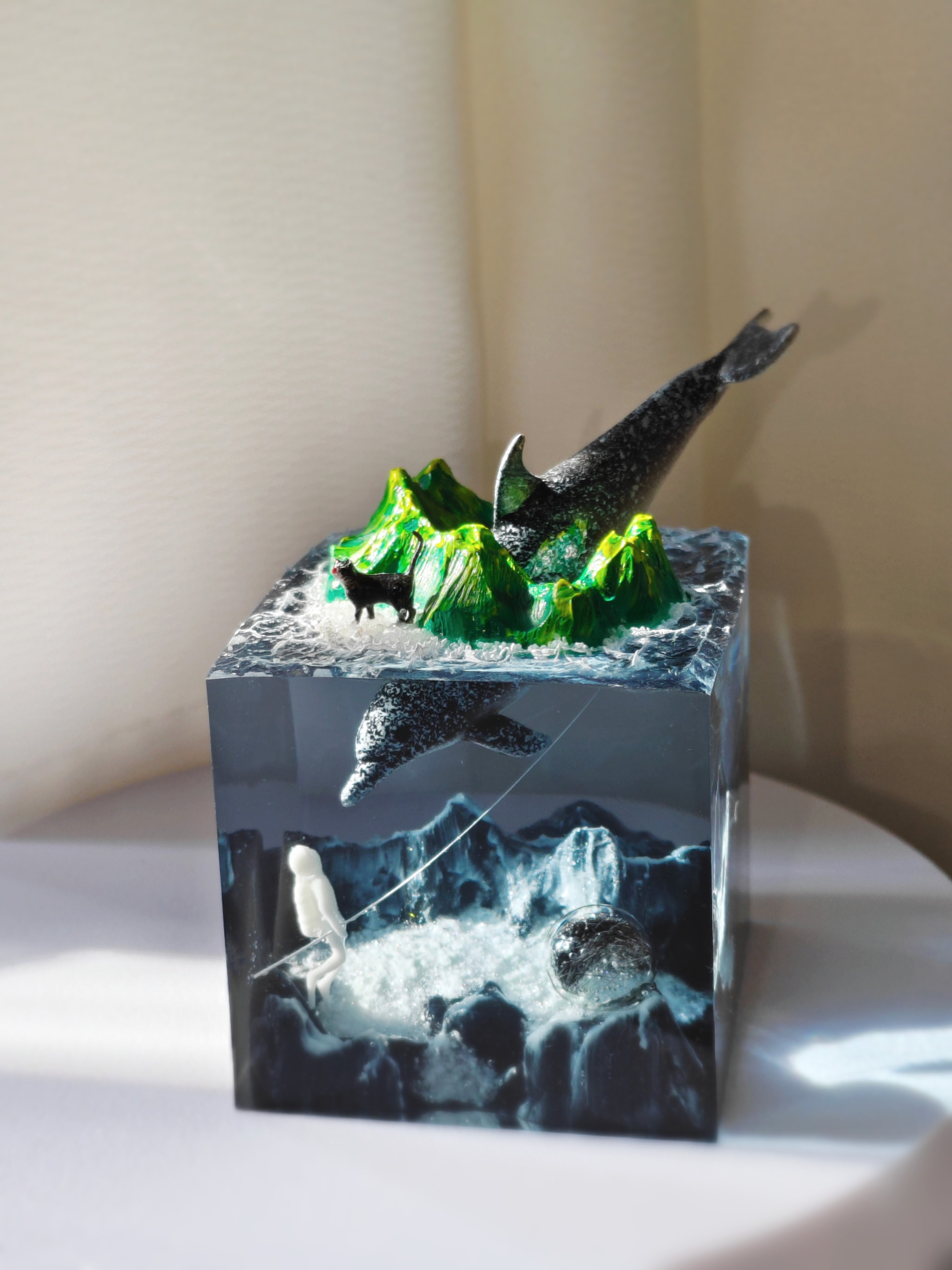 Pet keepsake resin desktop ornament